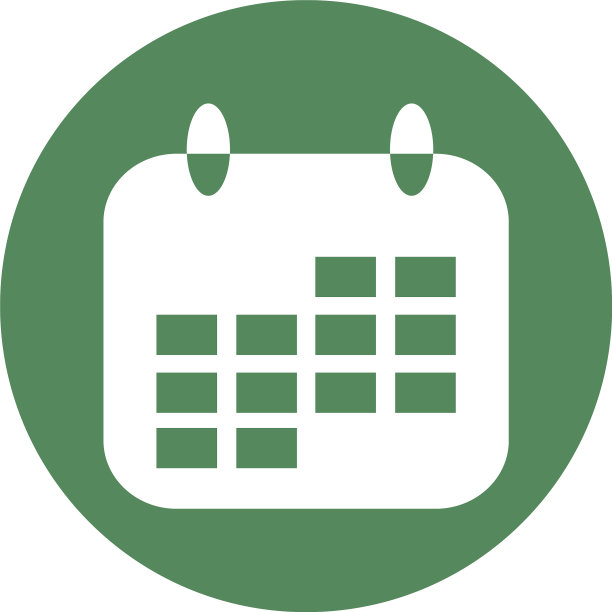 旅行日历图标在白色的背景图片下载