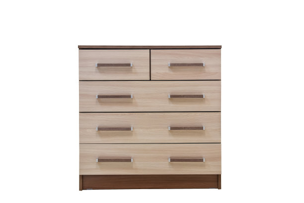 孤立在白色背景上的五斗橱形象图片下载