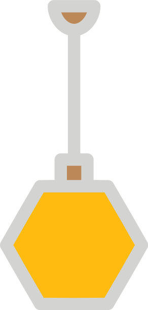 白色背景上的顶灯图片下载