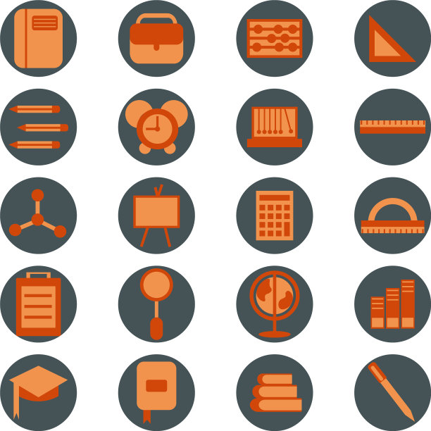 白色背景上的科学课图片下载