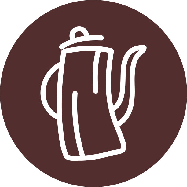 白色背景上的白色陶瓷茶壶图片下载