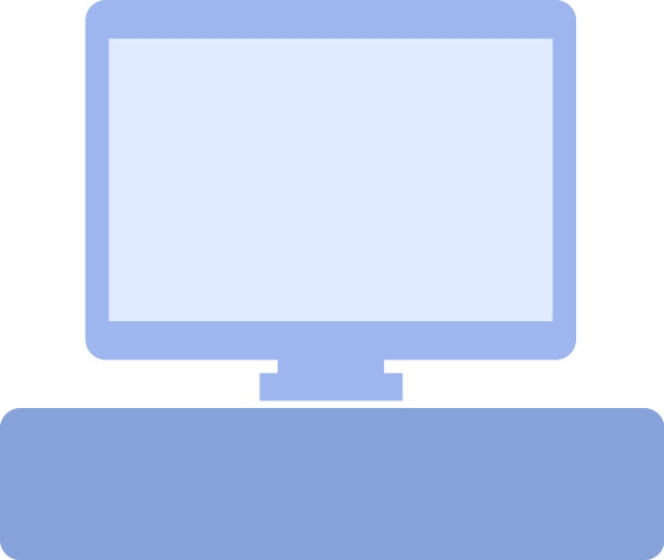 白色背景上的电视图片下载