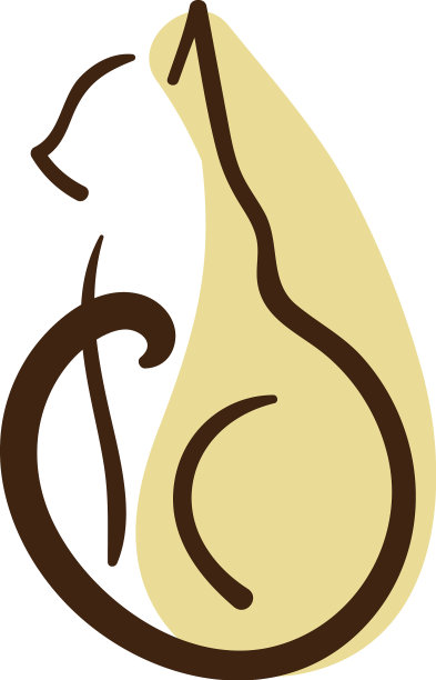 白色背景上的黄色女士猫图片下载