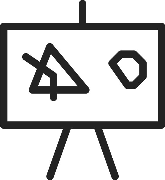 简单的学校黑板在白色的背景图片下载