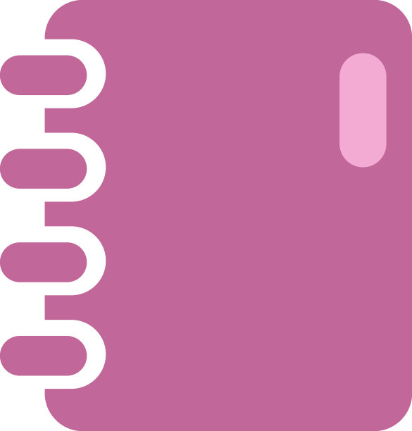 白色背景上有金属丝的粉色书图片下载