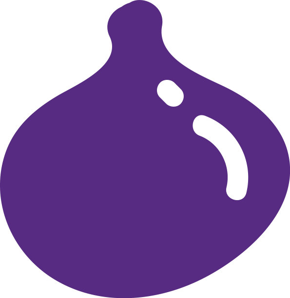 白色背景上的紫色李子图片下载