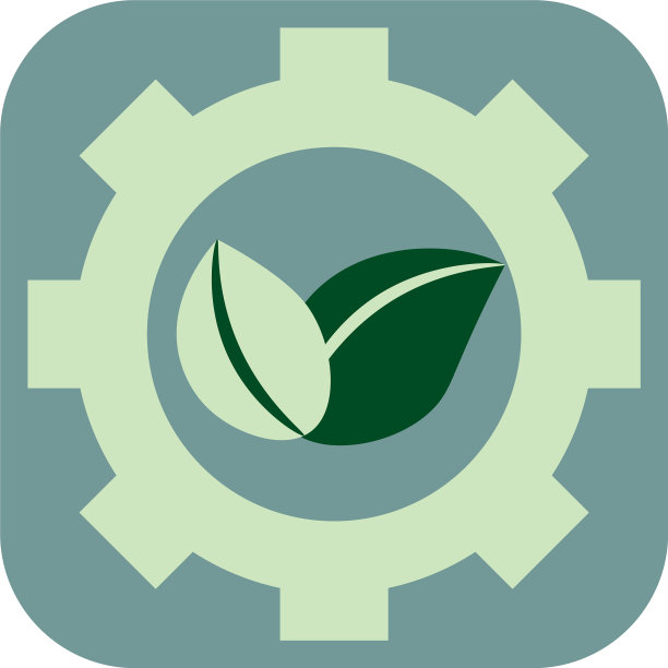 白色车上有两个叶子的绿色引擎图片下载