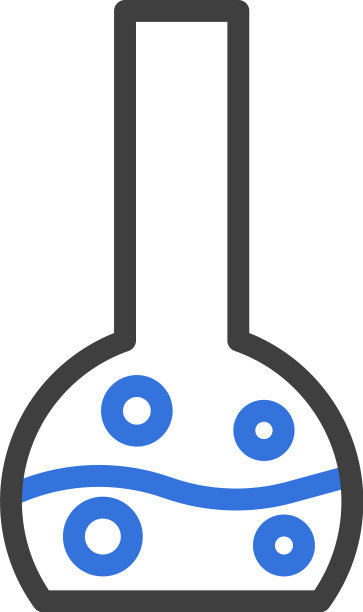 白色背景上的科学用品图片下载