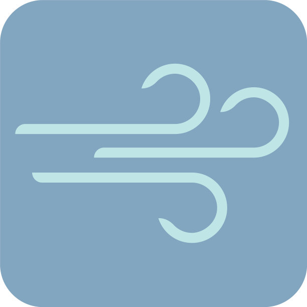 白色背景上的大风图片下载