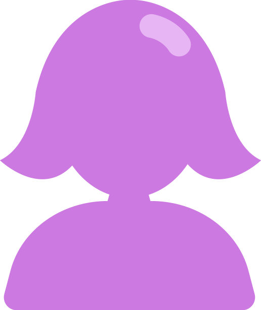 白色背景上的女性角色图片下载