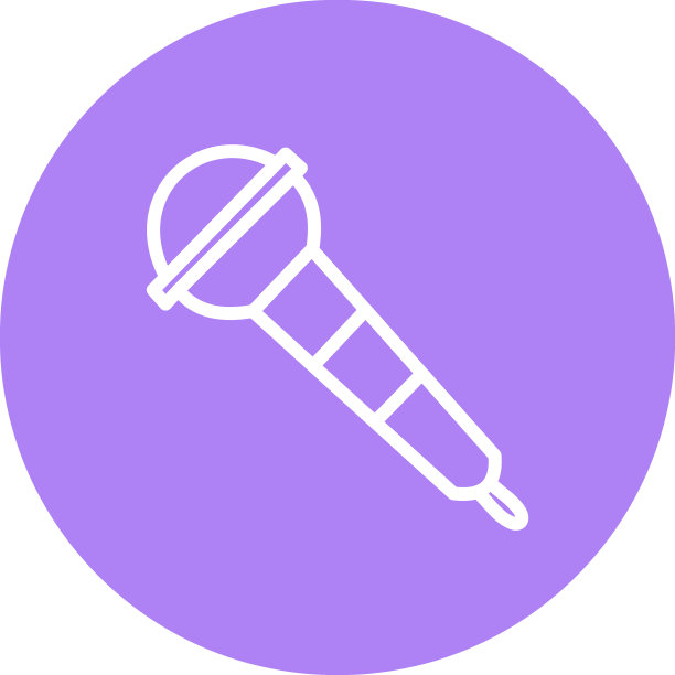 白色背景下的白色麦克风图片下载