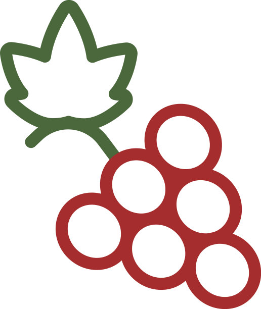 白色背景上的红葡萄图片下载