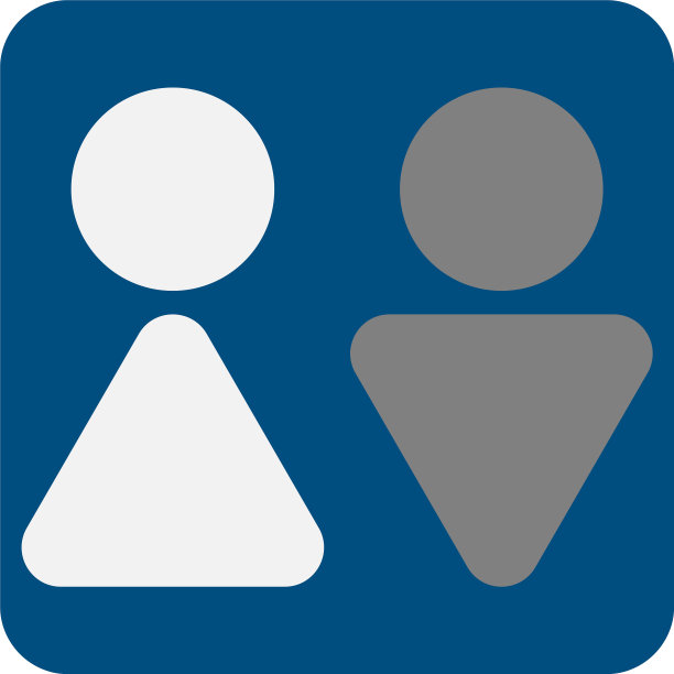 白色背景的机场厕所图片下载