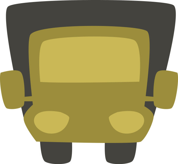 白色背景上的绿色军用卡车图片下载