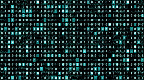 未来数字元素随机技术数据选择显示插图图片下载