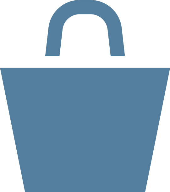 白色背景上的购物袋图片下载