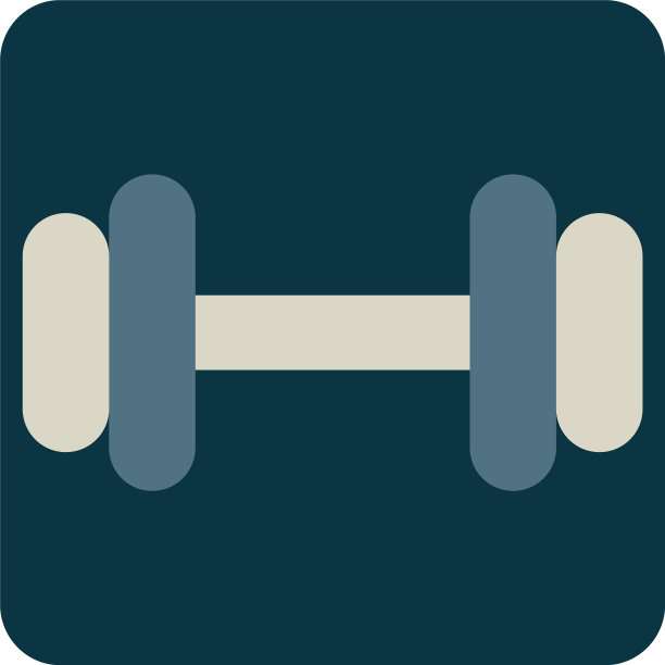 白色背景上的酒店服务健身房图片下载