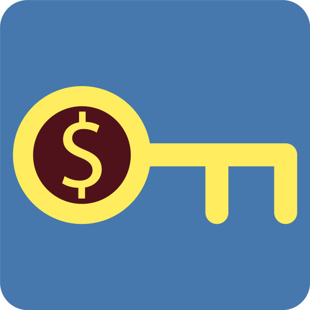 在白色背景上成功的关键图片下载