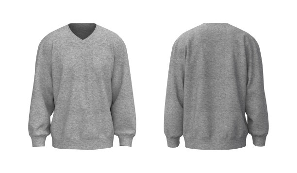 超大的运动衫模拟模板在前面，和后面的观点图片下载