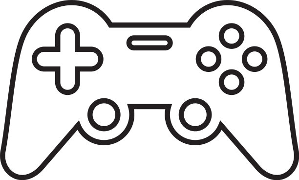 游戏图标符号为平面图形和网页设计图片下载