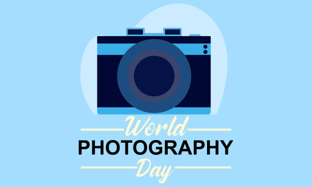 手绘世界摄影日图片下载