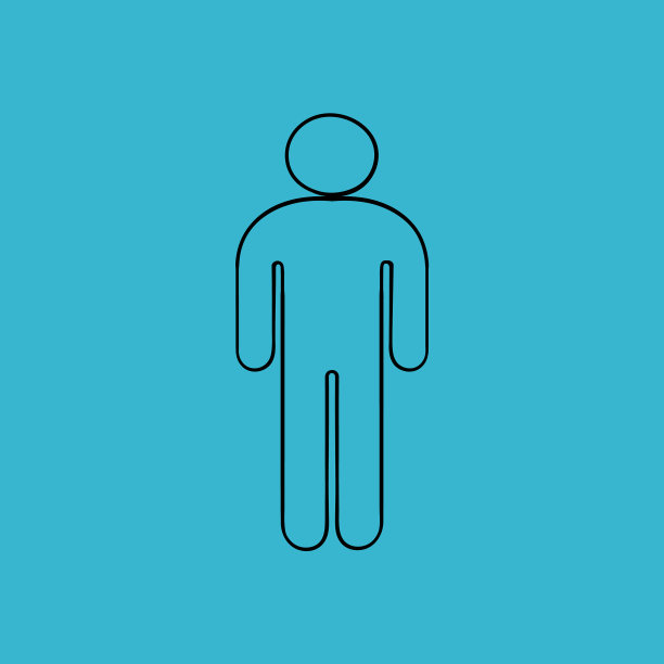 男人卫生间简单的象征图片下载