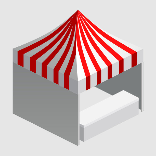 等距市场摊位帐篷街道遮阳篷雨棚图片下载