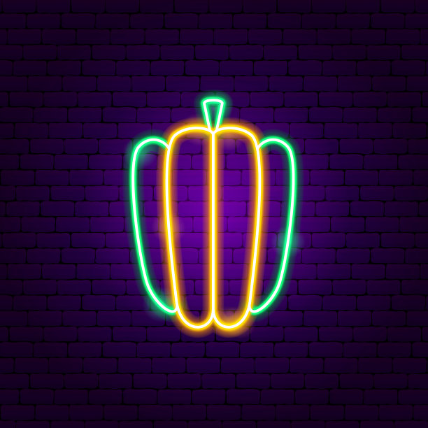 杨桃霓虹灯图片下载