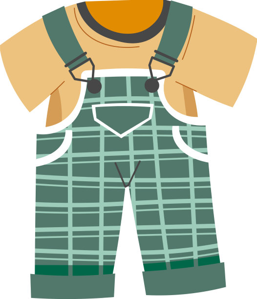 童装时尚服装配衬衫图片下载