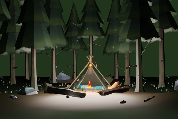 手工diy露营帐篷图片下载