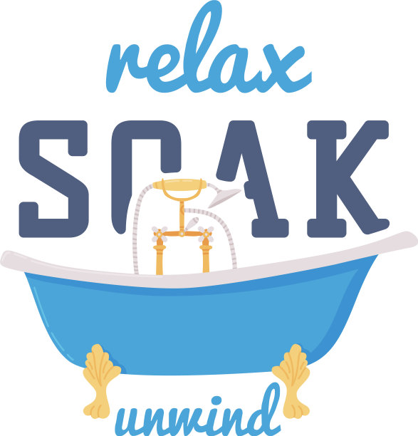 浴室字母与淋浴和洗涤图片下载