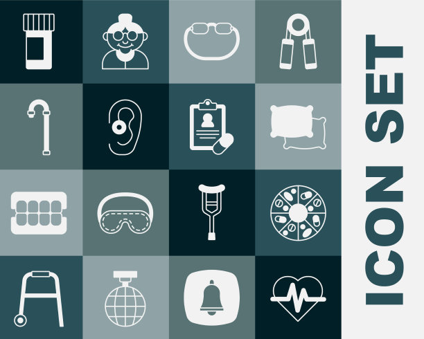 设定心率，维生素片，枕头，眼镜图片下载