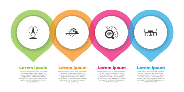 设置埃菲尔铁塔村景观咖啡杯图片下载