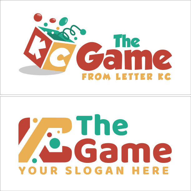 游戏娱乐与盒子玩具的初始标志图片下载