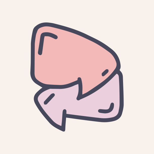 语音泡泡彩色涂鸦简单的图标图片下载