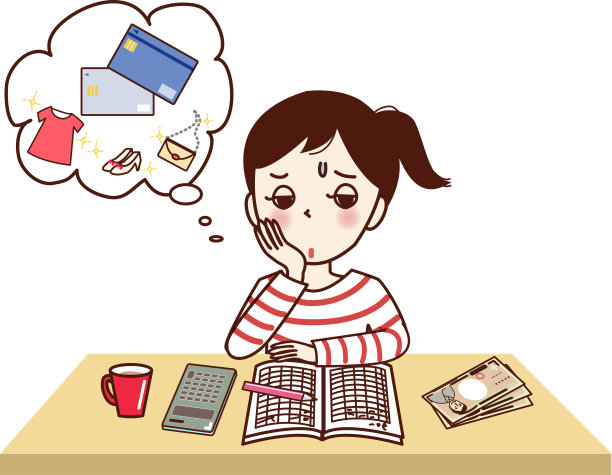 因信用卡消费过多而陷入困境的女人。图片下载