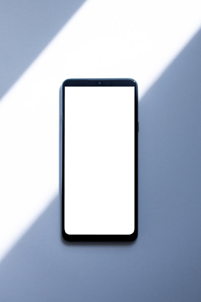 阳光、阴影和手机模型图片下载