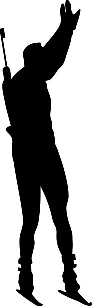 双项全能剪影图片下载