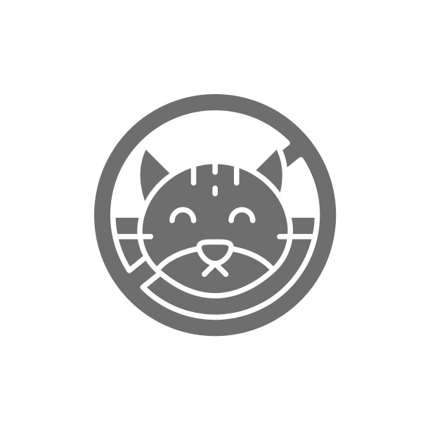 禁止与猫的标志，没有动物毛宠物图片下载