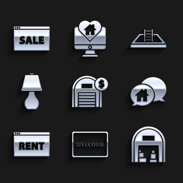 设置仓库用美元符号门垫文字图片下载