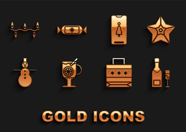 用一杯热红酒搭配圣诞饮料图片下载