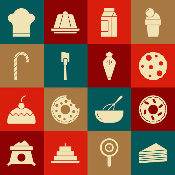 固定蛋糕甜甜圈饼干或饼干纸包装图片下载