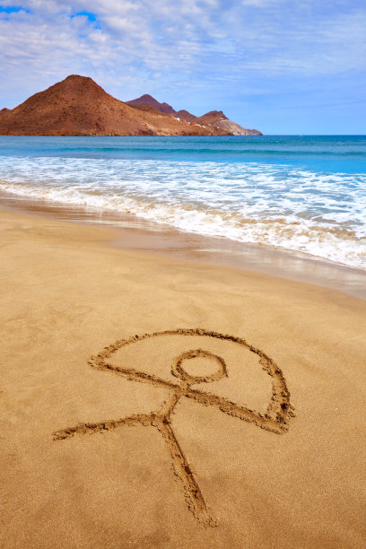 阿尔梅里亚海滩热那亚海滩卡波德加塔图片下载