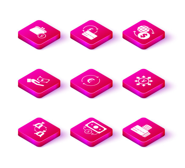 设置货币兑换堆放纸币现金图片下载