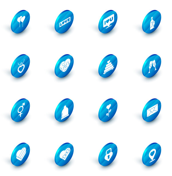 Set love text speech bubble with我爱你图片下载