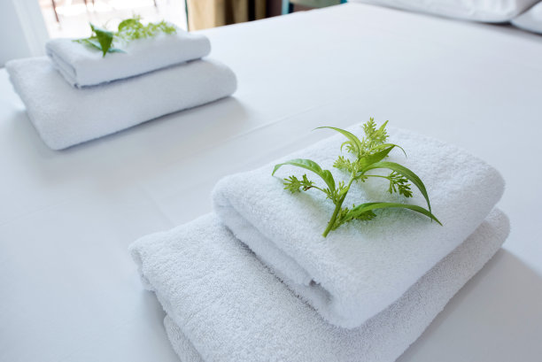 新的酒店毛巾图片下载