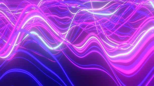 抽象波浪线流动图片下载