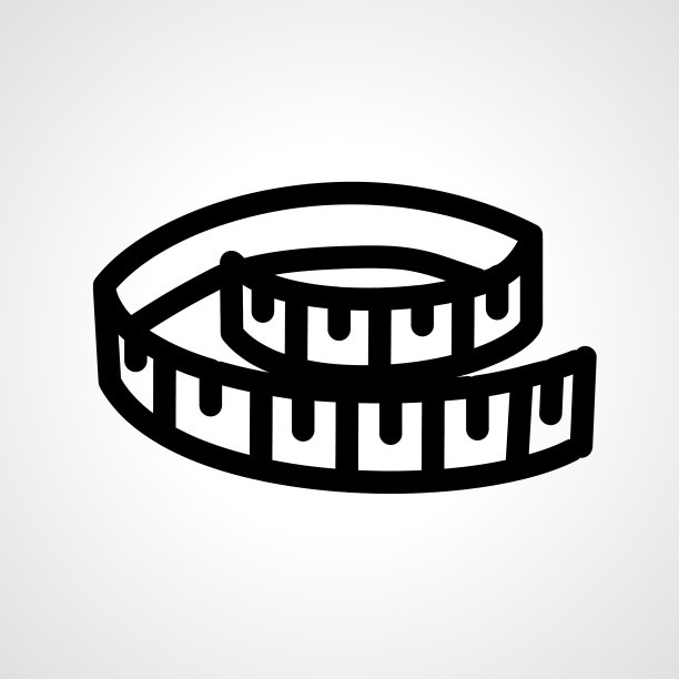 测量透明线图标测量图片下载