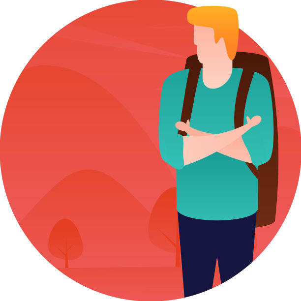 男性游客图片下载