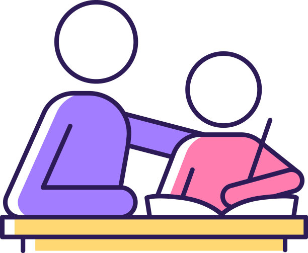 帮助作业RGB颜色图标图片下载